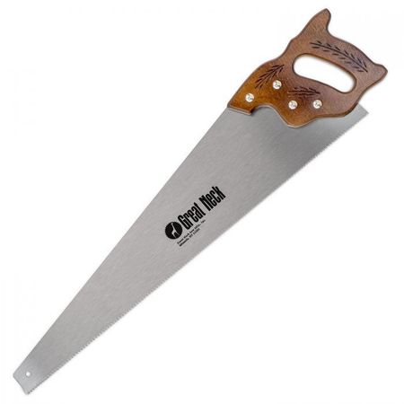 Great Neck Cross Cut Hand Saw with Hardewood Handle, 26" 12PPI N2610